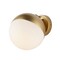 Et2 Half Moon 1-Light 7.75" Wide Metallic Gold Wall Sconce E20369-92MG - alternate 1